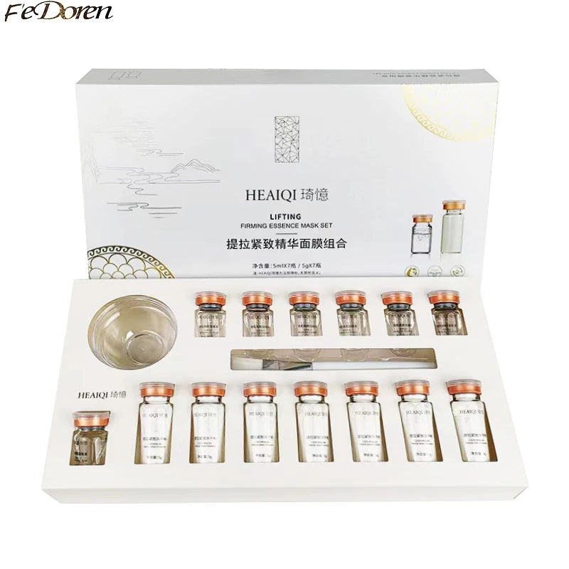 Korean Collagen Hyaluronic Acid Face Mask Repair Firming Lifting Improve Fine Lines Brighten Moisturiz Peptide Essence Skin Care - AdrenalineZone