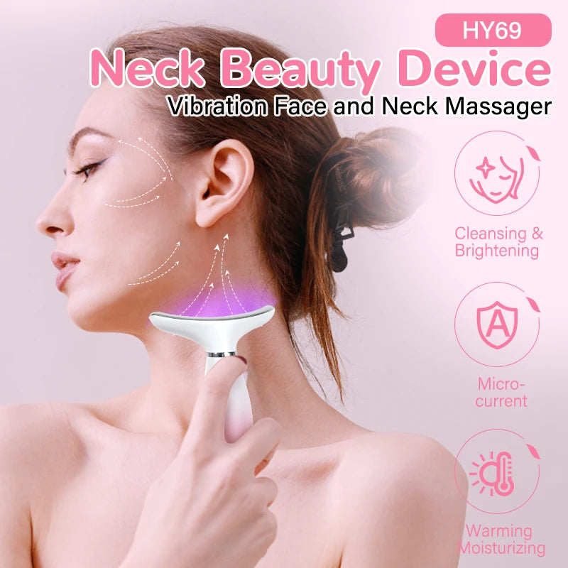 Beauty Neck Instrument Facial Massage Instrument Home Beauty Introduction Instrument Portable Multi-Functional Neck Massage Tool - AdrenalineZone