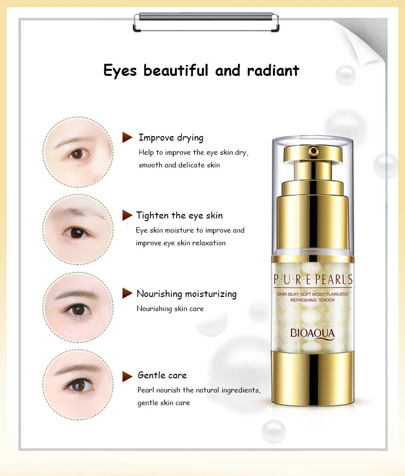 Bioaqua Collagen Moisturizing Eye Cream Facial Cream Anti Dark Circles Eye Bags - AdrenalineZone