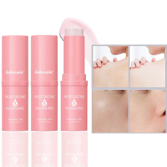 Korean Bounce Multi Balm Collagen Pink Stick Deep Moisturizing Multi Cream Hydrating Gel Primer Preps Skin For Makeup Skin Care - AdrenalineZone