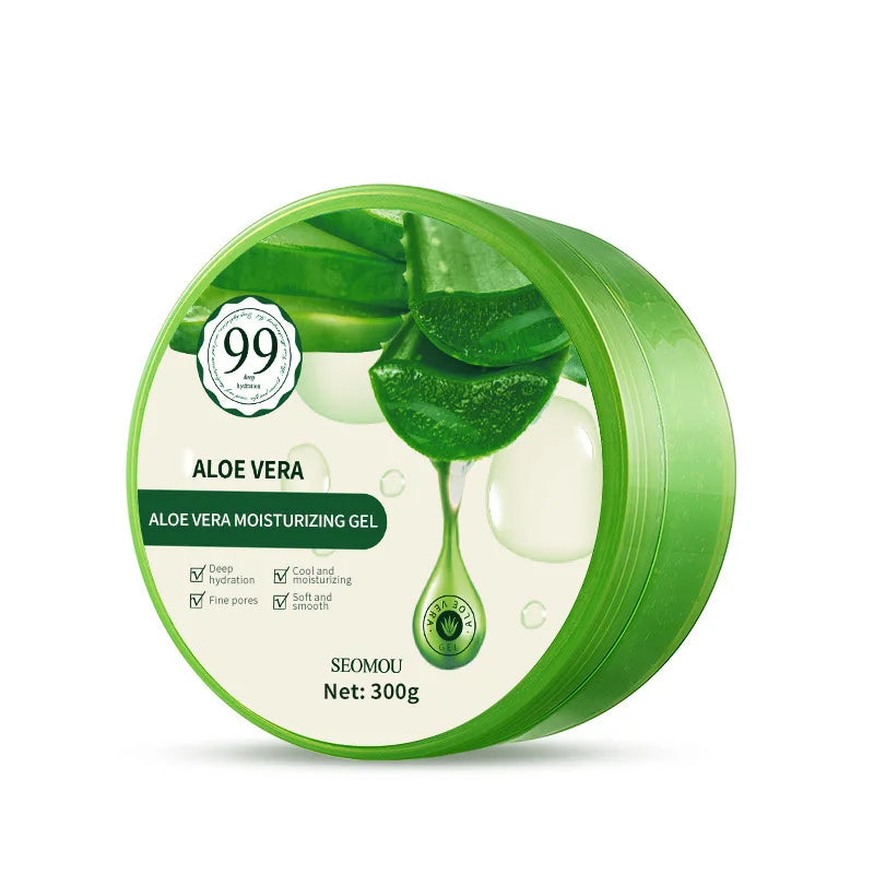 300g Aloe Vera Moisturing Gel Nature Skin Face Cream Shrink Pores Day Cream Skincare Sleeping Mask Korean Skin Care Products - AdrenalineZone