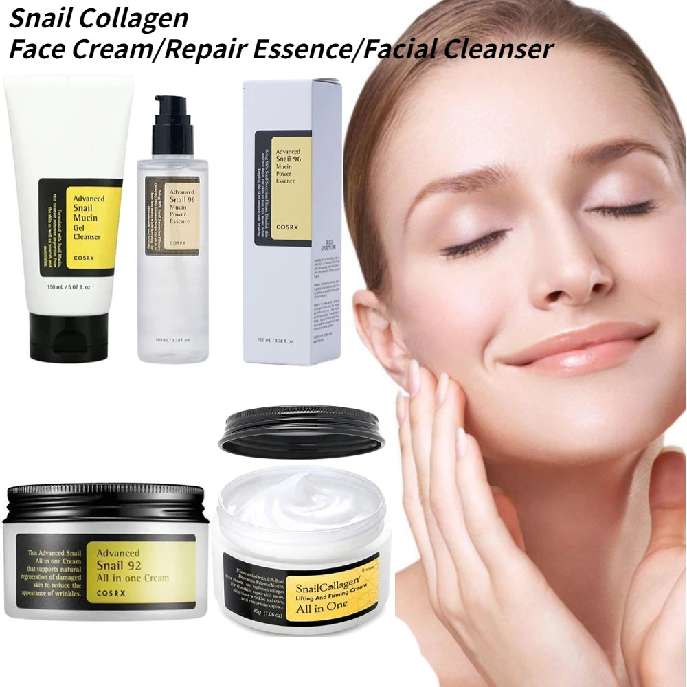 Advanced Snail 96 Mucin Power Essence/Cream/Cleanser Moisturizing Nourishing Korean Cosmetics Skin Care - AdrenalineZone